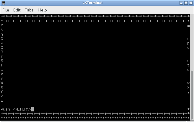 Example of LXTerminal